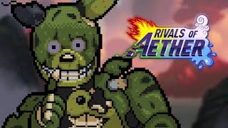 Smashing Windshields  Springtrap Mod for Rivals of Aether [upl. by Moir]