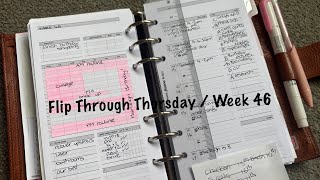 Flip Through Thursday  Week 46  November 2024  Pink Planner Girl [upl. by Areema]