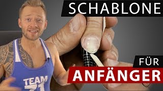 GelNägel  Schablonen Tutorial für Anfänger [upl. by Plusch]