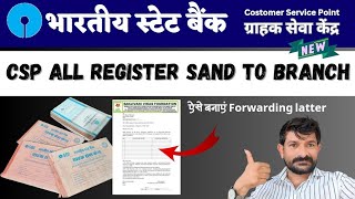 All Register Sand to link Branch ।।Sbi CSP new update 2025 ।। [upl. by Nauqes]