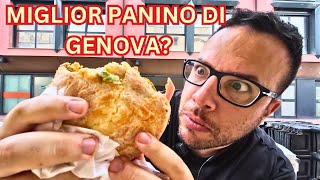 GENOVA food tour  Sara Questo IL MIGLIOR PANINO [upl. by Skill]