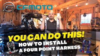 HOW TO INSTALL HARNESS ON CFMOTO ZFORCE 950 STEP BY STEP TUTORIAL [upl. by Devinna712]