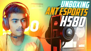 My First Gaming Headphon Ant Esports H580 Unboxing  Ant Esports H580 Headset Unboxing [upl. by Lahsram]