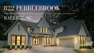 822 Pebblebrook  Raleigh NC  Luxury Custom Home Virtual Tour [upl. by Eolanda948]