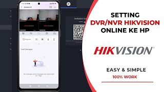 Cara Setting DVR Hikvision Online ke HP [upl. by Phelia117]