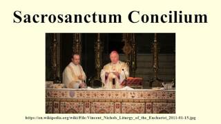 Sacrosanctum Concilium [upl. by Aroda768]