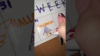 Who’s ready for October It’s definitely a busy month for us october calendar whiteboard [upl. by Hannan]