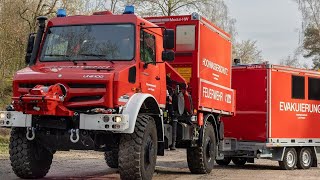 MercedesBenz 26 Unimog based emergency vehicles for disaster control [upl. by Yrakaz729]