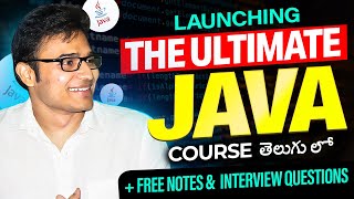 Launching The Ultimate JAVA course in Telugu  Free Notes  Interview Questions  RBR [upl. by Weld756]