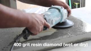 Smartkrete Concrete Polish Demonstration [upl. by Enomyar91]