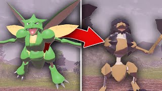 HOW TO EVOLVE SCYTHER INTO KLEAVOR in Pokemon Legends Arceus [upl. by Imim]