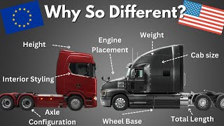 Why American and European Trucks Are So Different [upl. by Idok]