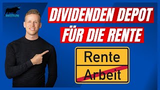 Mein Dividenden Depot für die Rente 2024  So würde ich es bauen [upl. by Dnomaj]