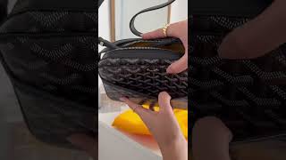 Goyard CapVert Bag Unboxing shorts goyard unboxing luxury handbag haul luxurybag designer [upl. by Anegal]