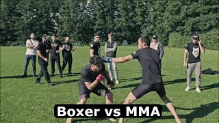 When MMA Guy Underestimates Boxer [upl. by Collie]