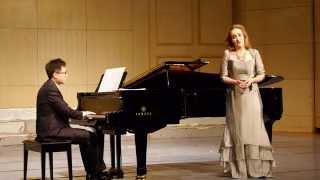 Alexandra Sherman mezzosoprano sings Bellini quotDolente immaginequot [upl. by Ortrude]