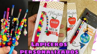 Cómo hacer Lapiceros personalizados para el DÍA DEL MAESTRO [upl. by Herzen401]