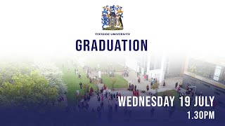 Teesside University Graduation Wednesday 19 July 2023  130pm [upl. by Werdna]