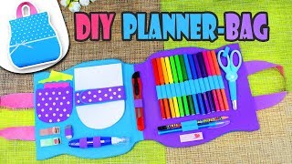 DIY ORGANIZER BAG MULTI PLANNER TUTORIAL STEP BY STEP [upl. by Laural728]