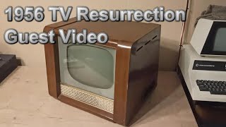 Guest Video 1956 Record Soviet Television Телевизионный радиоприёмник Рекорд Resurrection [upl. by Busiek]