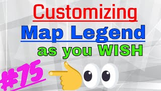 Map legend inserting and customizing as you wish [upl. by Greene]