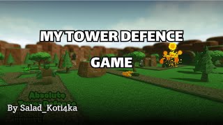 My Tower Defence Game  NOT GNOMECODE TOWER DEFENCE  Roblox [upl. by Holms]