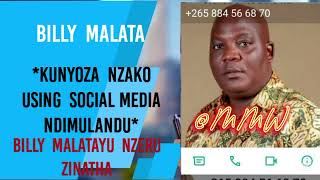 BILLY MALATA WAYALUKA  WAVOMELEZA KUTI FAKE BON KALINDOS PAGE ANAIPANGA NDIIYEYU [upl. by Assyral]