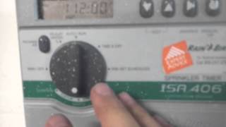 Rainbird ISA406 timer how to program by Santa Rosa Sprinkler and Drip Irrigation Repair [upl. by Jain172]