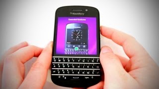 BlackBerry Q10 Unboxing amp Overview [upl. by Nayb]