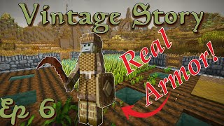 I love my new Bronze Lamellae Armor Plus smithing chests and progress  Vintage Story  Ep 6 [upl. by Yeldua]