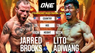 Jarred Brooks vs Lito Adiwang  Full Fight Replay [upl. by Rochkind]