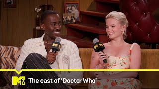 Ncuti Gatwa and Millie Gibson talk ‘Doctor Who’ at SDCC  MTV [upl. by Rusel]