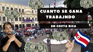 Cuanto se gana  trabajando en costa rica de salario minimo [upl. by Neelloc]