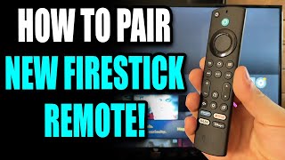 FireStick How to Pair New Remote Without Old Remote [upl. by Dibbrun64]