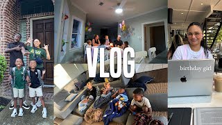 DEMURE VLOG  First Day of School Sleepover Guys Trip amp Kyrahs Birthday [upl. by Faria]