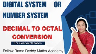 Decimal to Octal Conversion [upl. by Bergmann]