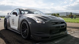 1200HP AMS Alpha Nissan GTR Dragracing [upl. by Yeldahc68]