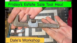 Fridays Estate Sale Tool Haul [upl. by Reisman]