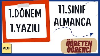 11Sınıf Almanca 1Dönem 1Yazılı PDF 1SENARYO [upl. by Onaicram644]