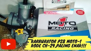 KARBURATOR PE 28 MOTO1 KODE CH 29 [upl. by Aneerbas]