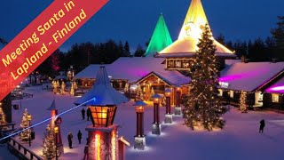 Lapland Holiday Santa Clause Village at the Arctic Circle Husky Sledding Lapland Vlog [upl. by Nyroc]