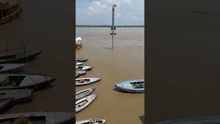 Ganga Ji ka Kahar Sare Ghat Doob Gaye Banaras keshort video [upl. by Anaeel]