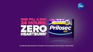 How Prilosec OTC Provides 24Hour Heartburn Protection With 1 Pill A Day  Prilosec OTC [upl. by Valiant]