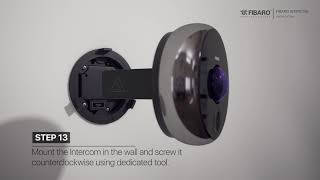 INTERCOM smart doorbell camera installation video [upl. by Arrait]