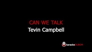 Tevin Campbell  Can We Talk KaraokeDubom [upl. by Beryl]