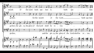 Händel Messiah  4 And the glory of the Lord  Gardiner [upl. by Osicran]