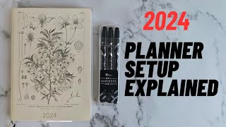 HOBONICHI COUSIN SETUP FOR 2024 Fun and Functional Planning Minimalist Planner Setup [upl. by Clo]