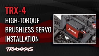 High Torque Servo Installation  Traxxas TRX4 [upl. by Odareg]