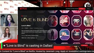 Netflix Love is Blind Interview with Donna Driscoll EVP of Casting and Talent at Kinetic Content [upl. by Wilona256]