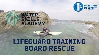 Lifeguard Board Rescue Training  SLSGB Accredited Courses  Newquay Cornwall  Water Skills Academy [upl. by Relyuc]